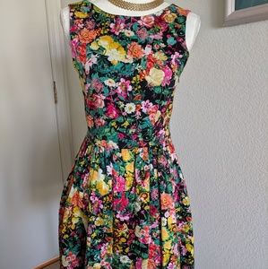 Zara Basic Floral Mini Dress